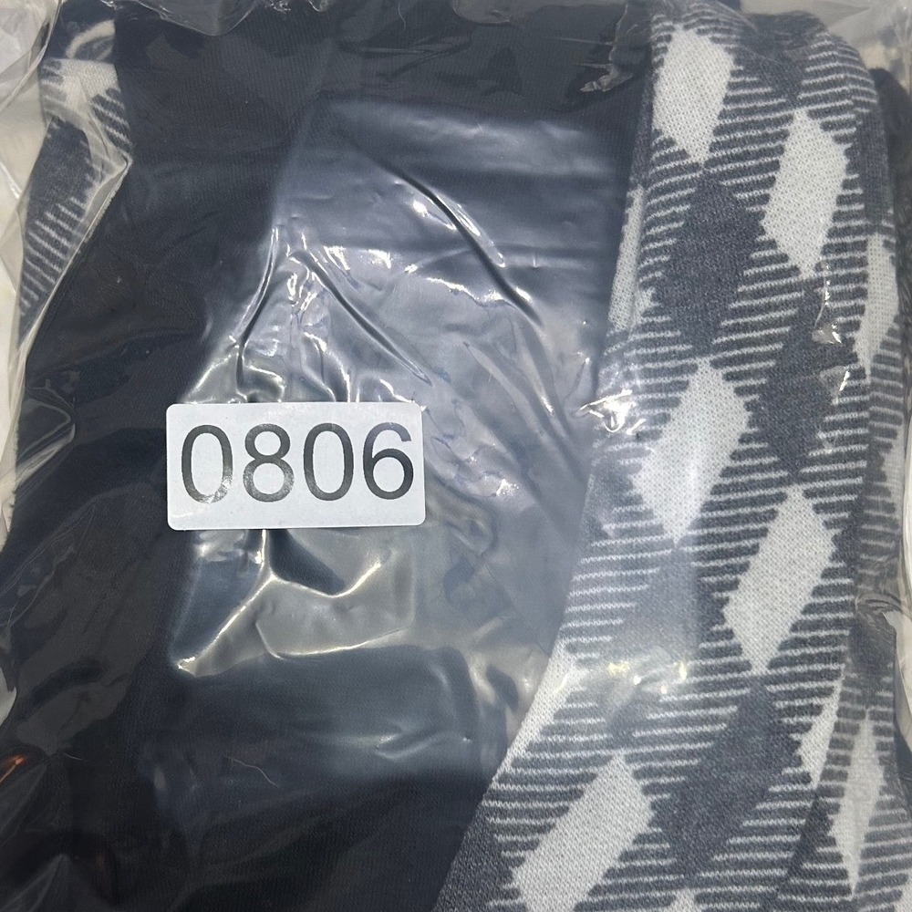 Sew In Love‎ Women's Black White Gingham Cowl Neck Hoodie Plus Size 3X - Picture 6 of 6